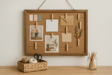 Jak zrobić własną tablicę inspiracji z materiałów, które masz w domu