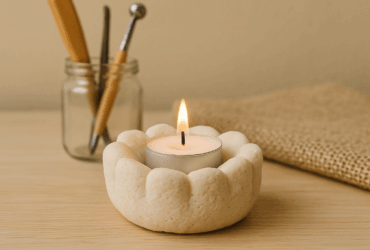 Jak zrobić własny świecznik z masy solnej – tani i efektowny pomysł