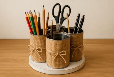 Jak zrobić organizer z puszek po konserwach